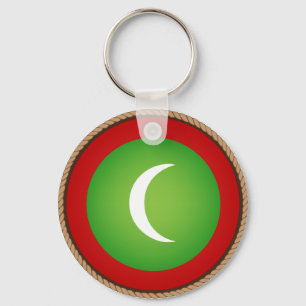Cool Maldives Flag Seal Sleutelhanger