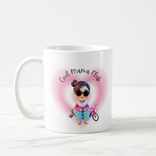Cool Mama Club - Fête des Mères Café Mug (Gauche)