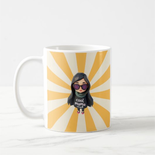 Cool Mama Club - Fête des Mères Café Mug (Gauche)
