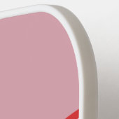 'Cool Mama' retro golven felgekleurd Pickleball Paddle (Links Detail)