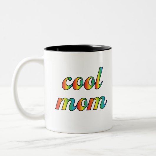 Cool mama tweekleurige koffiemok (Links)