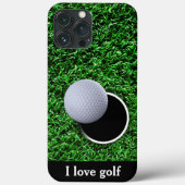 Cool Mannen Golf Theme Business Case-Mate iPhone Case (Achterkant)
