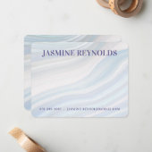 Cool Marble Geode Note Kaart Notitiekaartje (Voorkant / Achterkant in situ)