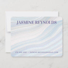 Cool Marble Geode Note Kaart Notitiekaartje