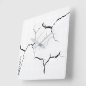 Cool Marble Kijk Vierkante Klok (Hoek)