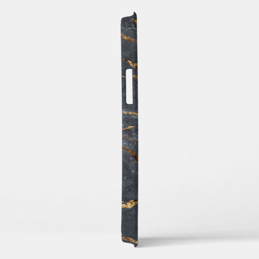 Cool marble Stone Texture Grey Gold Case-Mate iPhone Case (Achterkant / Rechts)