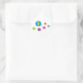 Cool Marbles Ronde Sticker (Tas)