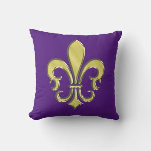 Cool Mardi Gras Fleur de Lis-ontwerp Kussen
