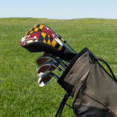 Cool Maryland Vlag Golfheadcover (Insitu)