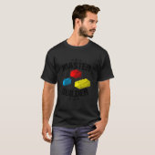 Cool Master Builder Funny Building Blocks Gift Man T-shirt (Voorkant volledig)