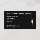 Cool Master Electricien Carte de visite (Devant)