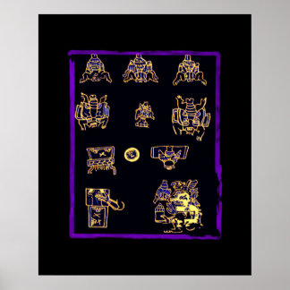 Cool Mayan Design Poster