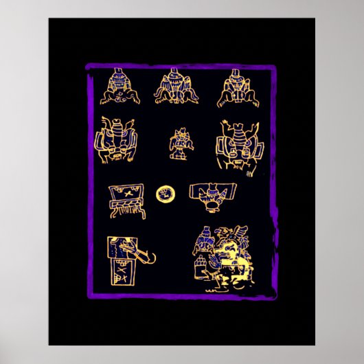 Cool Mayan Design Poster (Voorkant)