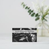 Cool mécanique moto mobile Cartes de visite Nouvea (Debout devant)