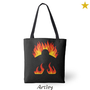 Cool Meeple On Fire Bordspellen Draagtas