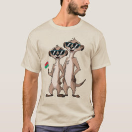 Cool Meerkat met zonnebril - Fun Safari Animal T-shirt