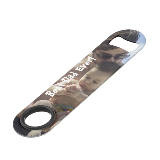 Cool Meilleur Papa Jamais Fête des pères Photo Bou (Devant angulaire)