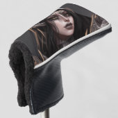 Cool Meisje Gothic Warrior Golfheadcover (3/4 voorkant)