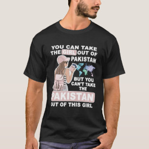 Cool Meisje van Pakistan Trots Pakistan Meisje T-shirt