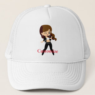 Cool Meisje Zingt Karaoke Thunder_Cove Trucker Pet