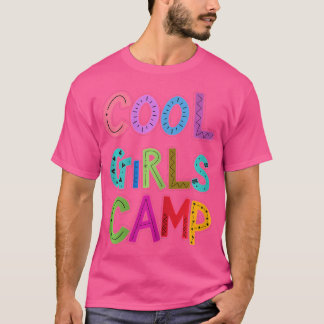 Cool Meisjes Camping Liefhebbers Kinder Meisjes Vr T-shirt