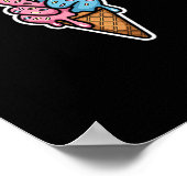 Cool Meme Six Seven 67 Ice Cream Sport Drip  Poster (Hoek)