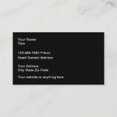 Cool Metallic Unieke Visitekaartjes (Achterkant)