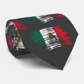 Cool Mexicaans vlagontwerp Stropdas (Opgerold)