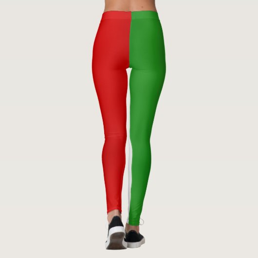 Cool Mexico Flag Mode Leggings (Achterkant)