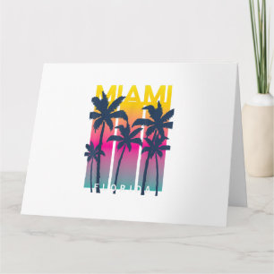 Cool Miami Florida Graphic Design T - shirts, ik h Kaart