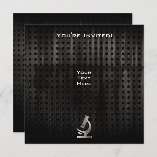 Cool-microscoop Kaart (Voorkant / Achterkant)