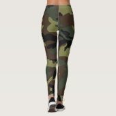 Cool Militaire Camouflage Camo Leggings (Achterkant)