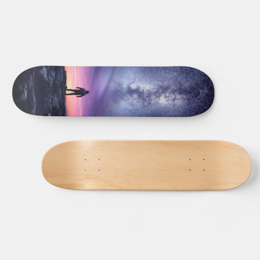 Cool Milky Way Skateboard (Horizontaal)