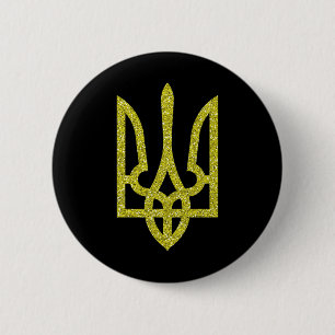 Cool Minder Wapen Van Oekraïne Oekraïense Prins Ronde Button 5,7 Cm
