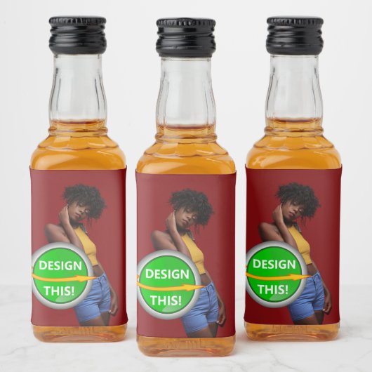 COOL ! Mini Étiquettes de bouteilles de liqueur (3 (Bouteilles)