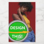 COOL ! Mini Étiquettes de bouteilles de vin (2"x3" (Étiquettes simples)