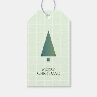 Cool Minimal Green White Christmas Tree Icon Cadeaulabel