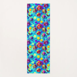 Cool modern abstract kleurrijk kristal yogamat
