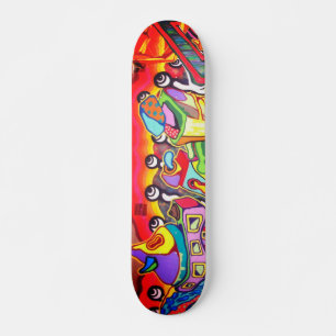 Cool Modern Abstracte Street Art Skateboard