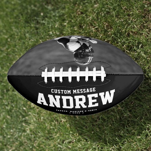 Cool Modern Afstuderen Birthday Gift Foto American Football
