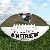 Cool Modern Afstuderen Gift Photo Trendy Unieke American Football