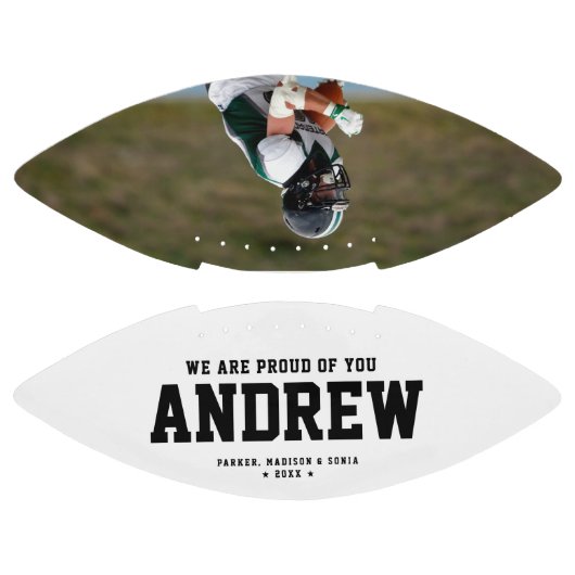 Cool Modern Afstuderen Gift Photo Trendy Unieke American Football (Panelen)