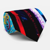 Cool Modern art abstract mannen stropdas (Opgerold)