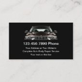 Cool Modern Automotive Services Visitekaartje (Achterkant)