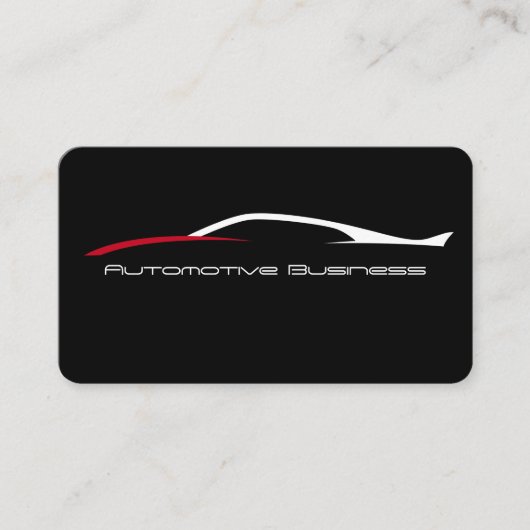 Cool Modern Automotive Services Visitekaartjes (Voorkant)