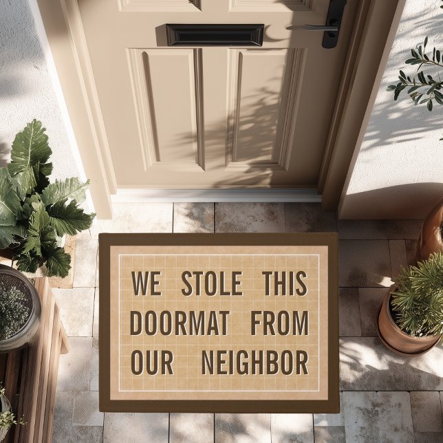 Cool Modern Chic Sassy Hilarily Funny Deurmat (Creator heeft geüpload)