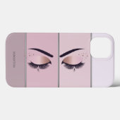 Cool Modern Chic Striped, Lashes Case-Mate iPhone Case (Achterkant (horizontaal))