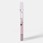 Cool Modern Chic Striped, Lashes Case-Mate iPhone Case (Achterkant / Links)