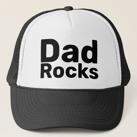 Cool Modern Dad Rocks Trucker Pet (Voorkant)