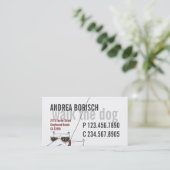 Cool Modern Dog Walker Business Card Template Visitekaartje (Staand voorkant)